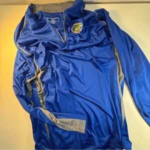 Blue and Gray Long Sleeve Shirt